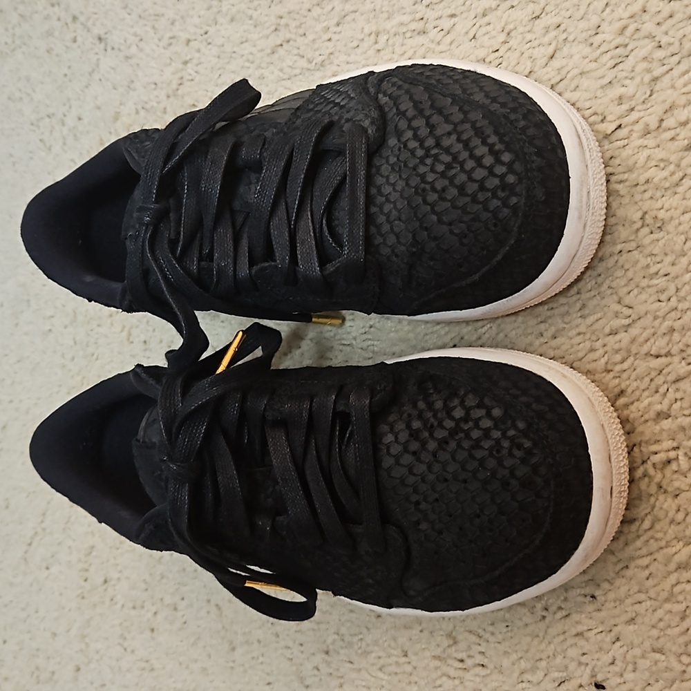 Women's Air Jordan 1 retro low black python